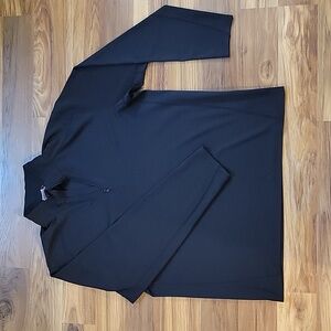 The North Face Mens Black Quarter Zip Pullover Sz XL.